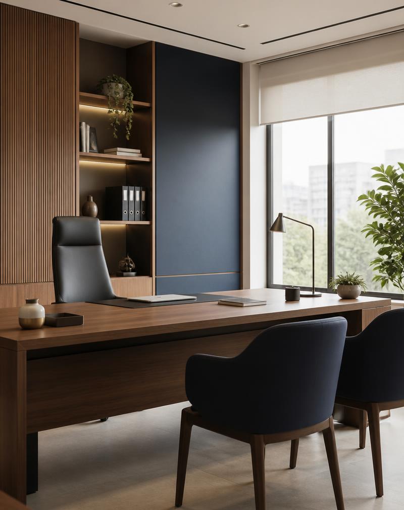 Interior of the Anand Mundhra & Associates office in Jalgaon